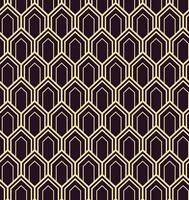 Retro geometric seamless pattern vector image