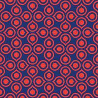 Retro geometric seamless pattern vector image