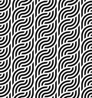 Retro geometric seamless pattern vector image