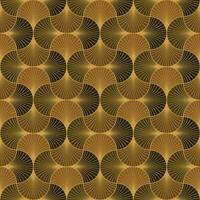 Retro geometric seamless pattern vector image