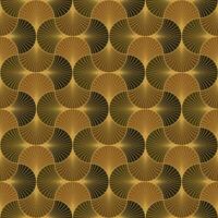 Retro geometric seamless pattern vector image