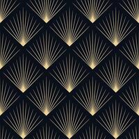 Retro geometric seamless pattern vector image
