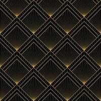 Retro geometric seamless pattern vector image