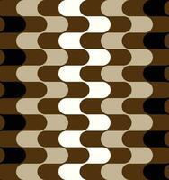 Retro geometric seamless pattern vector image
