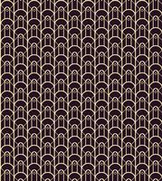 Retro geometric seamless pattern vector image