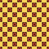 Retro geometric seamless pattern vector image