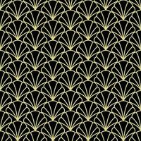 Retro geometric seamless pattern vector image