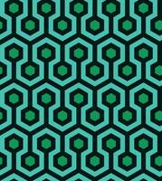 Retro geometric seamless pattern vector image