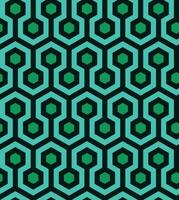 Retro geometric seamless pattern vector image