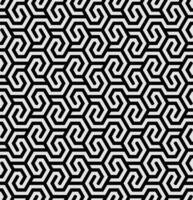 Retro geometric seamless pattern vector image