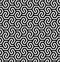 Retro geometric seamless pattern vector image