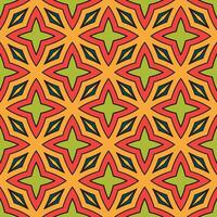 Retro geometric seamless pattern vector image