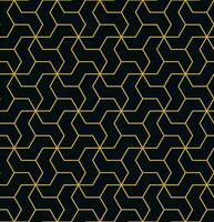 Retro geometric seamless pattern vector image