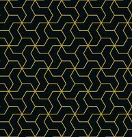 Retro geometric seamless pattern vector image