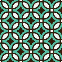 Retro geometric seamless pattern vector image