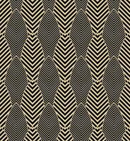 Retro geometric seamless pattern vector image