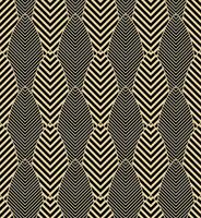 Retro geometric seamless pattern vector image