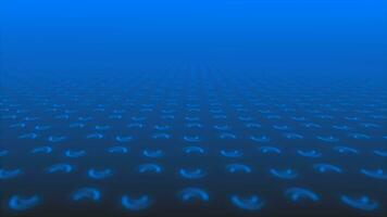 animação vídeo 4k animado azul espumante fundo video