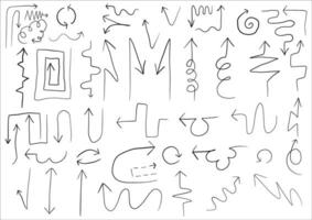 Set of vector hand drawning arrows.directions signs or symbols,arrow,firework,bow,tail, heart, set,line ,love,speech bubble,pointer,Vector hand drawning arrows and direction concept.