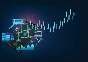 tecnología con teléfono inteligente digital logo.resumen ciber seguridad y huellas dactilares azul luz.movil aplicación, innovación, digital tecnología, programa desarrolladores.vector moderno tecnología y Internet cosas. vector