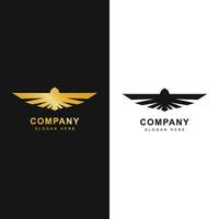 Eagle logo vector Animal logo design flying eagle logo vector illustration