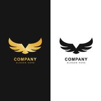 Eagle logo vector Animal logo design flying eagle logo vector illustration