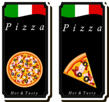illustration sur thème gros chaud savoureux Pizza à pizzeria menu png