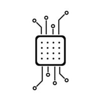 Semiconductor icon sign symbol design vector