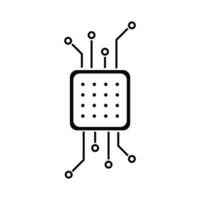 Semiconductor icon sign symbol design vector