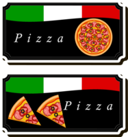 Illustration on theme big hot tasty pizza to pizzeria menu png