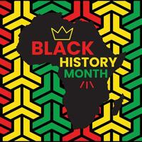 Black History Month, Black History Day vector