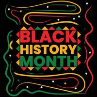 Black History Month, Black History Day vector