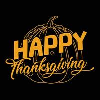 Happy Thanks Giving, Thanks Giving Day vector