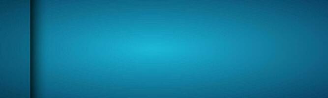 Blue material design banner. Modern web header. Widescreen vector illustration