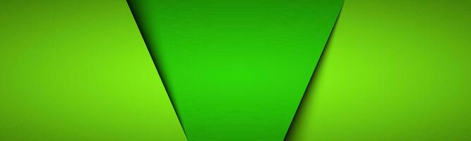 Neon green modern material header. Overlayed sheets of paper banner. Corporate template for your business. Vector abstract background