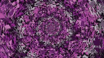 Abstract spiral dotted spinning vortex style purple color background. vector