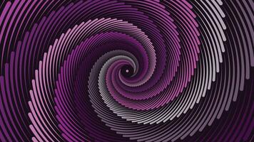 resumen espiral punteado hilado vórtice estilo púrpura color antecedentes. vector