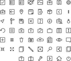 Office and Website Icon Pack vector