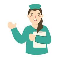 flat international nurses day illustration vector