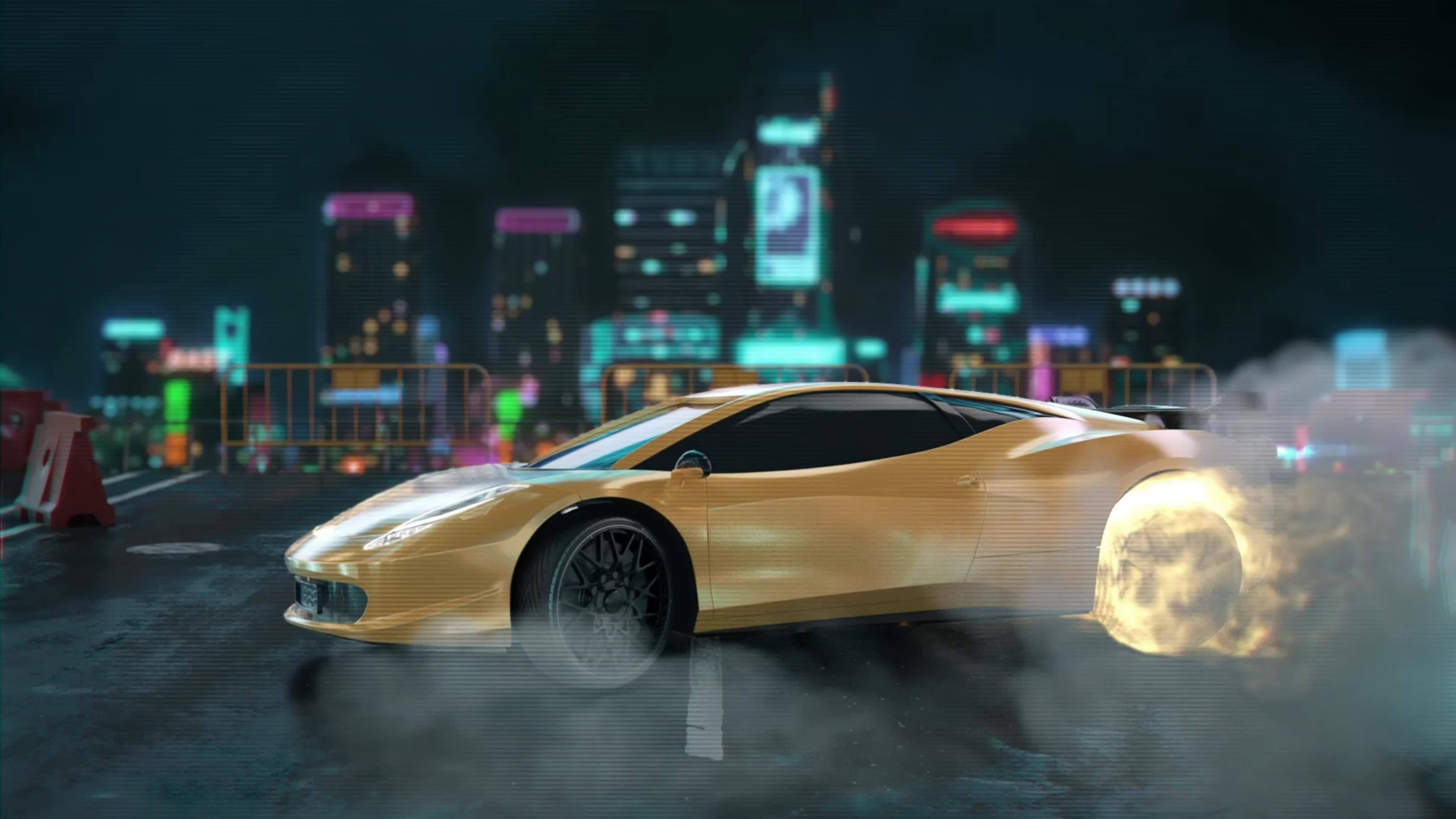 Game opener, sports templates for marking video trailer and cinematic