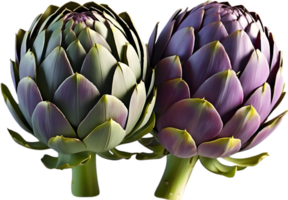 AI generated artichoke  art png