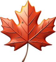 AI generated Leaf illustration visuals, Various leaf shapes stock, Different types of leaves image maple leaf png