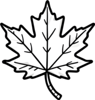 AI generated Leaf illustration visuals, Various leaf shapes stock, Different types of leaves image maple leaf png