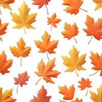 AI generated Leaf illustration visuals, Various leaf shapes stock, Different types of leaves image maple leaf png