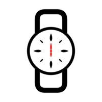 Illustration von ein Clever Uhr png