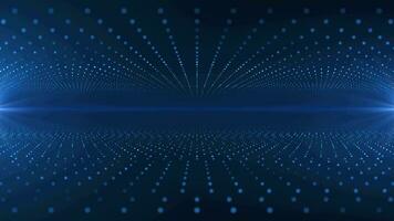 Abstract scene of futuristic cyber world, sci-fi grid, technology glowing surface, neon night scene, digital science background 4K animation, seamless loop, virtual reality concept video