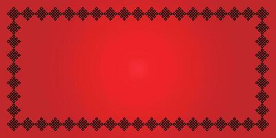 border or frame with knots vector