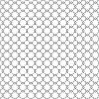 Vector seamless pattern. Ornamental arabic seamless pattern vector image. A black and white Islamic geometric pattern