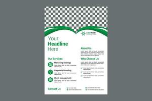 Set of Annual report or business flyer template design vector