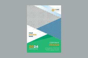 Annual report brochure flyer design template vector, Leaflet, presentation book cover templates, layout in A4 size vector